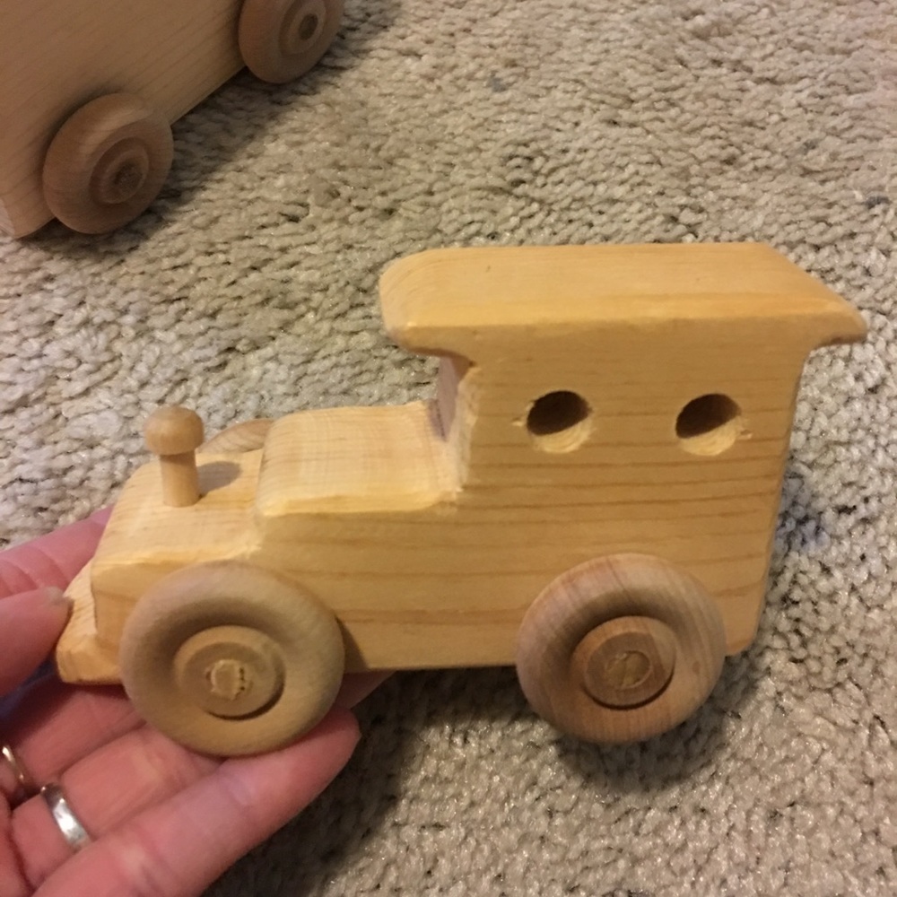 Wooden train set - Picture 7 of 10